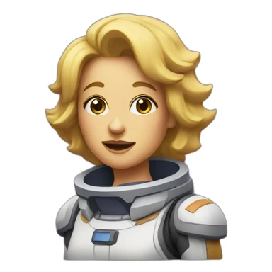 Space nana sticker