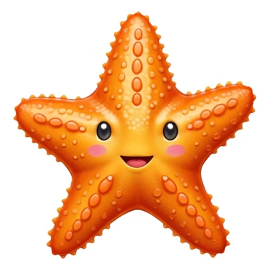 Blushed cheeks starfish sticker