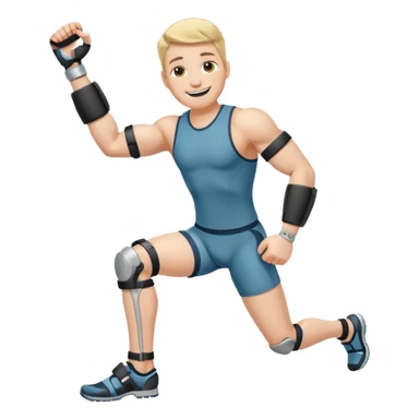 Ich fühle mich fröhlich, weil ich taglich positive Lust habe. Außerdem habe ich gestren Unfall gemacht. Uhhh aber … ich bin stark 💪🏼🦿🦾 sticker