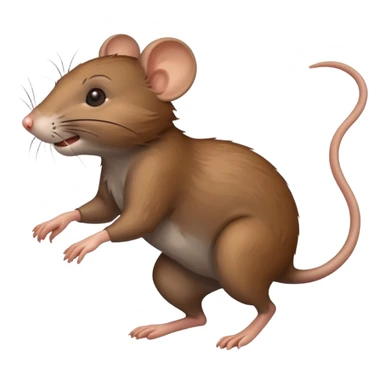 rat running on 4 sticker
