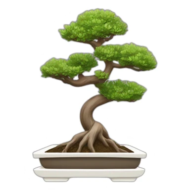 Scisors prunning bonsai sticker