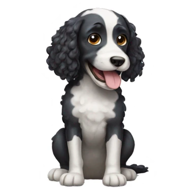 Water dog spanish sticker