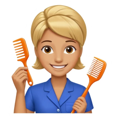 salon worker sticker