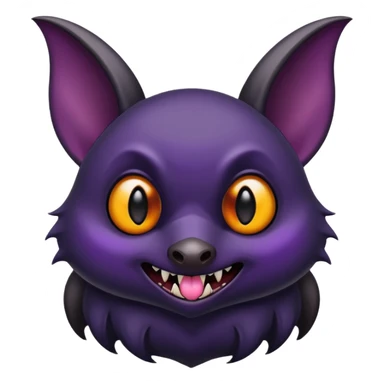 goth fruit bat  sticker