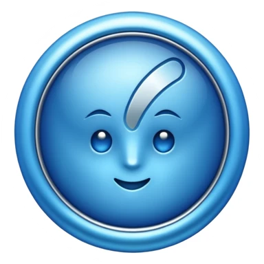 Blue tick insta  sticker