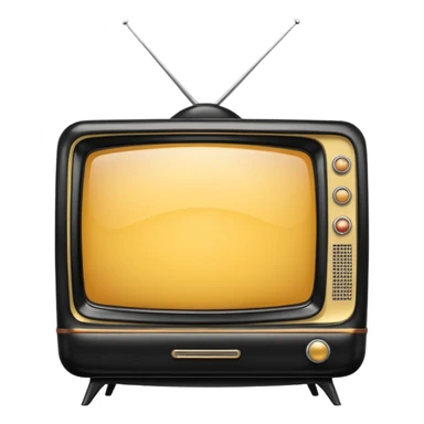 curvy television sticker