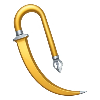 The sickle for mowing grass sticker