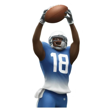 Me scoring touchdown  sticker