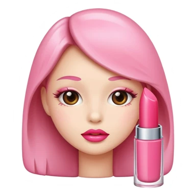 pink lovely lip tint sticker