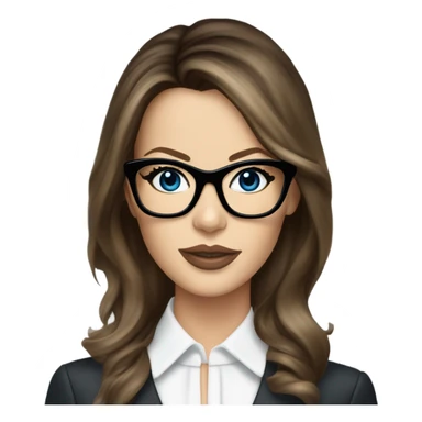 Kate Beckinsale blue eyes glasses classy high fashion  sticker