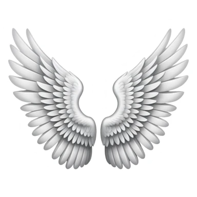 Pair of wings sticker