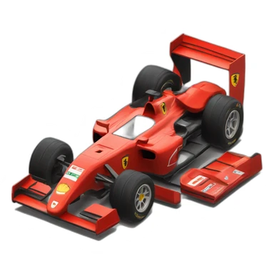 F1 Ferrari voiture sticker