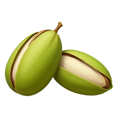 raw pistachio with shell, natural and organic sticker
