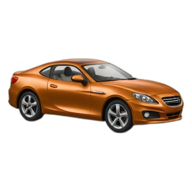 Voiture en cuivre sticker