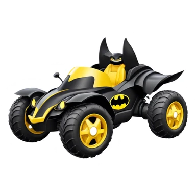 batmobile atv banshee with a smile sticker
