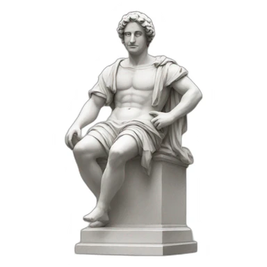 italian statue sticker
