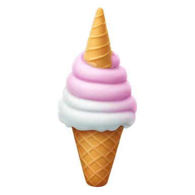 icecream unicorn horn sticker