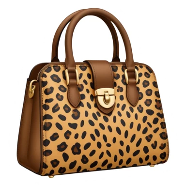 leopard print bag sticker