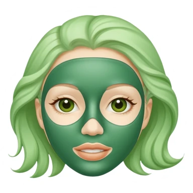 Skincare mask sticker