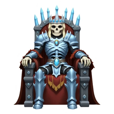 Lich King on trone sticker
