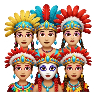 mascaras murga sticker