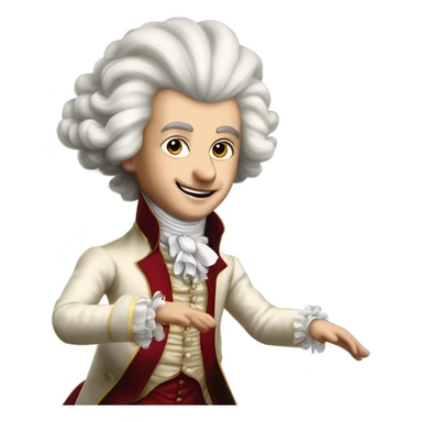 Mozart twerking sticker