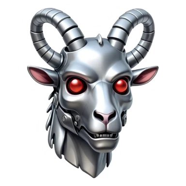 Terminator Goat head sticker