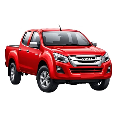 Isuzu D-MAX - Isuzu (Model Year: 2024) (Iconic colour: Red) sticker