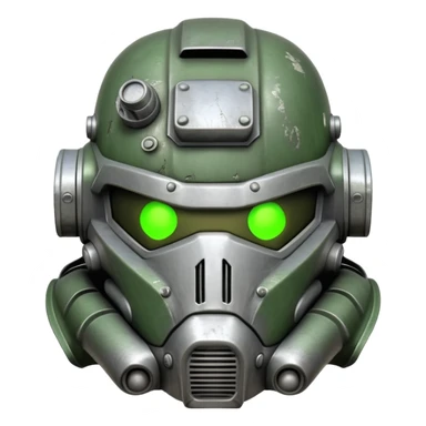 Fallout power armor helmet  sticker
