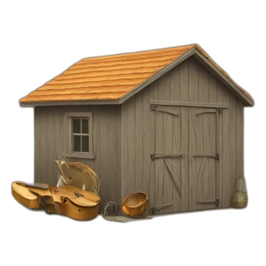 Shed music sticker