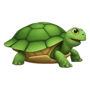 Chat sur tortue sticker
