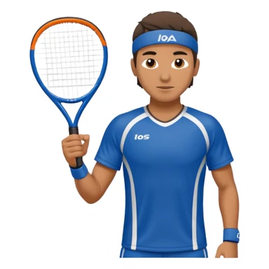 padel player latino sticker