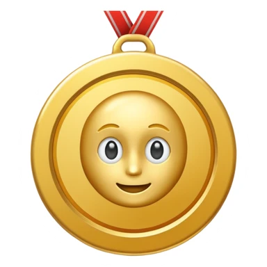 gold 1st place medal sticker