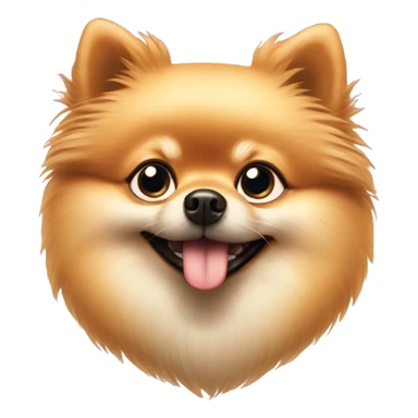 pomeranian with hearts for eyes sticker