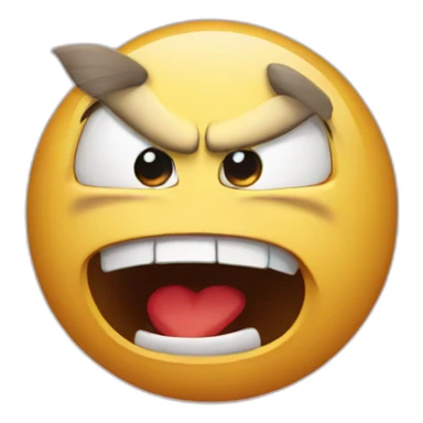 Anger with in love sticker