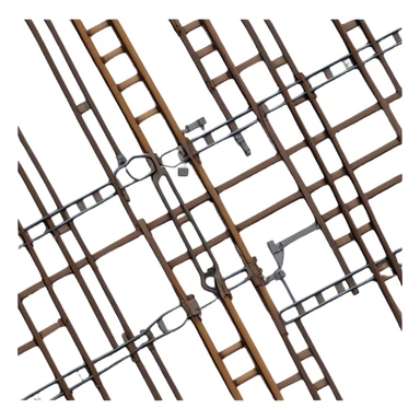 Train Tracks top view  sticker