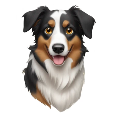Australian Shepard and border collie mix sticker
