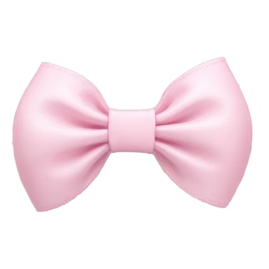 Coquette bow light baby pink sticker