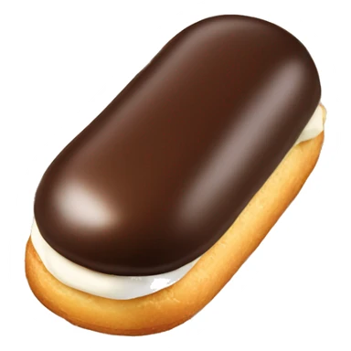 chocolate eclair sans reflet sticker