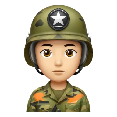south korea soldier sticker