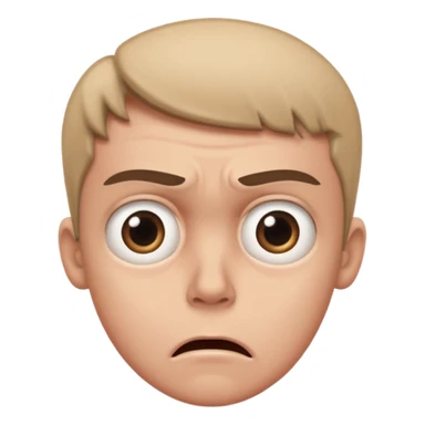 Fear and worried mixed sticker