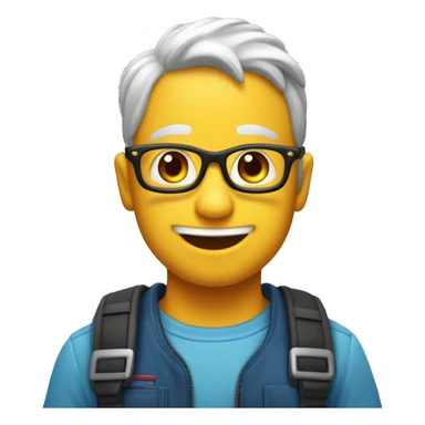 crea un emoji con il numero 1 e la scritta CHALLENGE sotto. Deve rappresentare una sfida da superare sticker