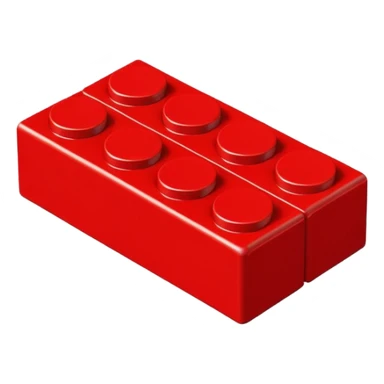 red lego brick sticker