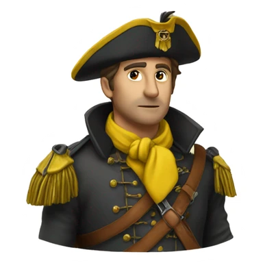 Chasseur jaune sticker