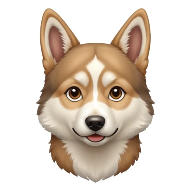 Husky with a little bit of German shepherd mix, cute sticker