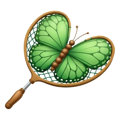 butterfly net sticker