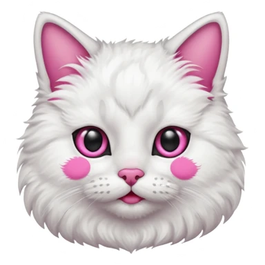 Give me cat with mustache black mustache  sticker