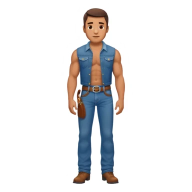 A Wrangler that has muscles sticker