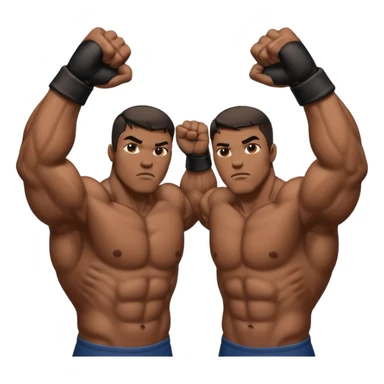 Wakanda forever . Two black fists crossing in an x pattern sticker