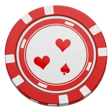 poker chips sticker